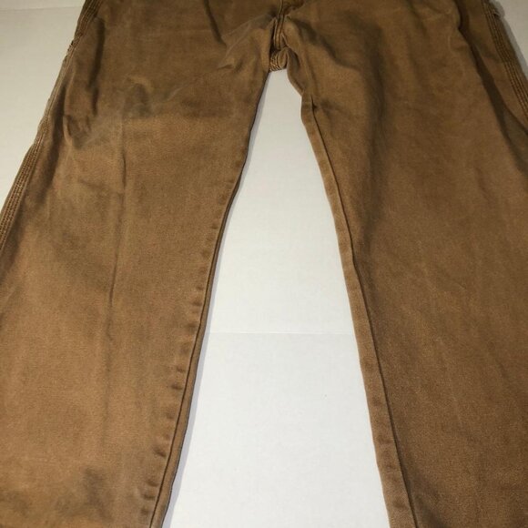 Dickies Brown Carpenter Relaxed Fit Pants Work Wear Size 44x30 - Picture 2 of 13